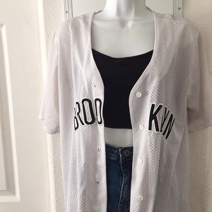 nba brooklyn black and white basketball jersey